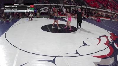 130 lbs Quarters - Taryn Wright, Alaska vs Karris Carter, Colorado