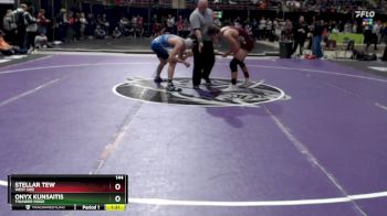 144 lbs Champ. Round 3 - Onyx Kunsaitis, Thunder Ridge vs Stellar Tew, West Side