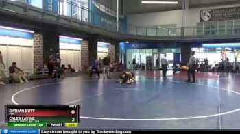 126 lbs Quarterfinal - Caleb Lavine, Bronco Wrestling Club vs Dathan Butt, PWC