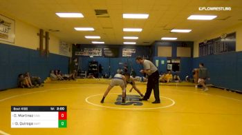 113 lbs Semifinal - Danny Martinez, Eagle Empire vs Dylan Quiroga, North Brevard Wrestling Association (NBWA)