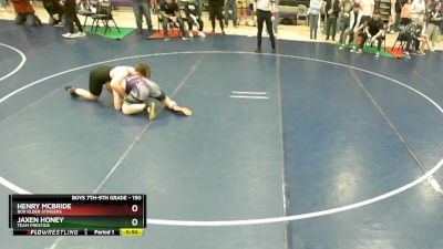 150 lbs Cons. Semi - Jaxen Honey, Team Prestige vs Henry McBride, Box Elder Stingers