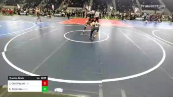 109 lbs Quarterfinal - Jacob Dominguez, The Lions Den vs Aiden Espinoza, Unattached