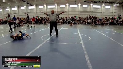 48 lbs Round 1 (8 Team) - Mason Defebbo, Tri State Hammers vs James Susko, Phoenix WC