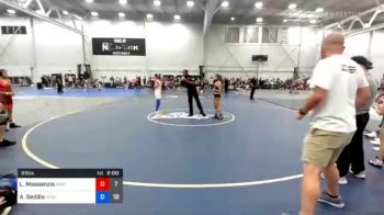 89 lbs Final - Lilliana Massenzio, Misfits Kick Start vs Alyssa Sedillo, WOW South