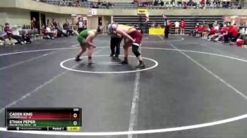 285 lbs Finals (8 Team) - Caden King, Stewartville vs Ethan Peper, Rochester Mayo