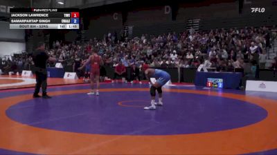 52kg 1st Place Match - Jackson Lawrence, Team Impact Wrestling Club vs Samarpartap Singh, Coast Wrestling Academy & Society