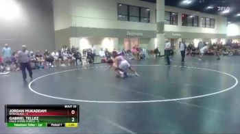 113 lbs Placement Matches (16 Team) - Gabriel Tellez, Eagle Empire Purple vs Jordan Mukaddam, NFWA Black