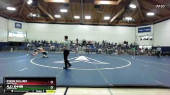 157 lbs 1st Place Match - Ryker Fullmer, Utah Valley vs Alex Emmer, Utah Valley