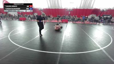 190 lbs Cons. Round 2 - Calvin Arentz, LAW/SHED vs Logan Ellwanger, Team Nazar Training Center
