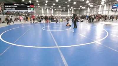 55 lbs Champ. Round 5 - Aurora Encinas, Silver Valley Wrestling Club vs Dru Dunigan, UP Outlaw WC