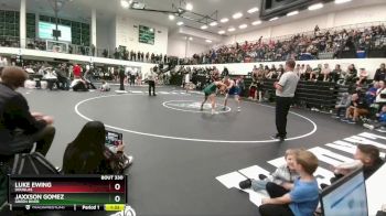 138 lbs Semifinal - Jaxxson Gomez, Green River vs Luke Ewing, Douglas