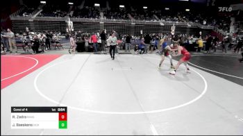 114 lbs Consi Of 4 - Reid Zadra, Rangely Panthers vs Jayden Baeskens, Dickinson WC