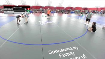 145 lbs Round 1 (10 Team) - Elliana Casey, Cedar Rapids Xavier vs Lizzy Beling, Batavia