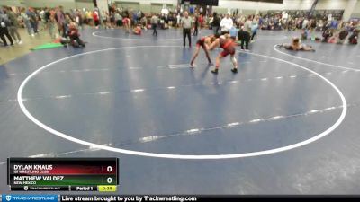 113 lbs Cons. Round 5 - Matthew Valdez, New Mexico vs Dylan Knaus, ISI Wrestling Club