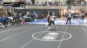 172 lbs Finals (8 Team) - Chase Catalano, Xavier, CT vs Will Frantesl, Owatonna, MN