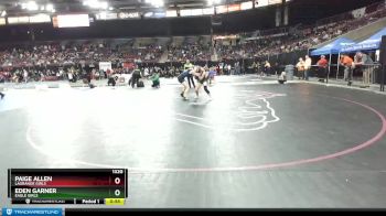 132G Cons. Round 5 - Eden Garner, Eagle Girls vs Paige Allen, LaGrande Girls