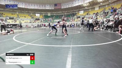 90 lbs Rr Rnd 2 - Darcy Palfreeman, Springdale Youth Wrestling Club vs Lily Thompson, Mighty Bluebirds Wrestling