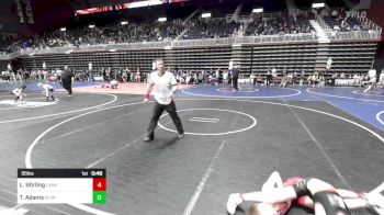 95 lbs Rr Rnd 4 - Lucas Stirling, Camel Kids vs Taten Adams, Sturgis Youth WC