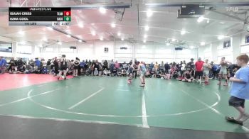 140 lbs 7th Place - Isaiah Criss, Team CHOICES-MS vs Ezra Cool, Backyard Barbarians-MS