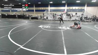 165 lbs Consi Of 4 - Sergio Macias, Mustangs WC vs Lewis Goff, Newport Harbor