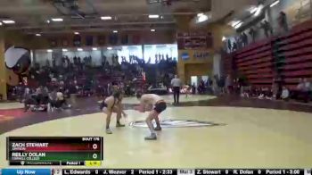 141 lbs Cons. Semi - Zach Stewart, Simpson vs Reilly Dolan, Cornell College