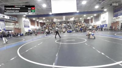113 lbs Champ. Round 1 - Ethan Waxberg, Calabasas vs Jonathan Leija, Gahr