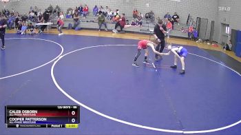 86 lbs Semifinal - Caleb Osborn, All-Phase Wrestling vs Cooper Patterson, All-Phase Wrestling