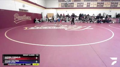 110 lbs Cons. Round 3 - Vivian Nguyen, Cerritos College vs Jazmin Cornejo, Cerritos College