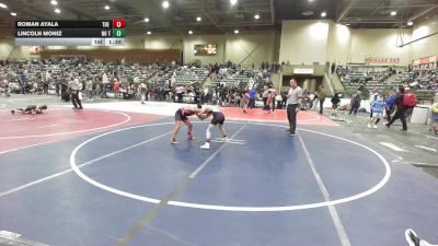 85 lbs Rr Rnd 4 - Roman Ayala, The Valley WC vs Lincoln Moniz, No Team