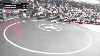 5A 125 lbs Cons. Round 2 - Mary Peterson, Cedar Valley vs Danika Munson, Northridge