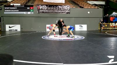 Junior Boys - 120 lbs Semis - Gabriel Dela Rosa, Monterey Peninsula Wrestling Club vs Danny Witting, Celtic Wrestling Club