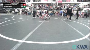 89-97 lbs Rr Rnd 3 - Paisleigh Carpenter, Midwest City Bombers Youth Wrestling Club vs Alice Martin, Little Axe Takedown Club
