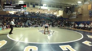 145lbs 1st Place Match - Taydem Bylin, Enumclaw (Girls) vs Persephone Puz, Vashon Island (Girls)