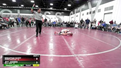 70 lbs Round 1 (8 Team) - Sebastian Scott, Dundee Wrestling vs Jett Jaggers, Beast Mode