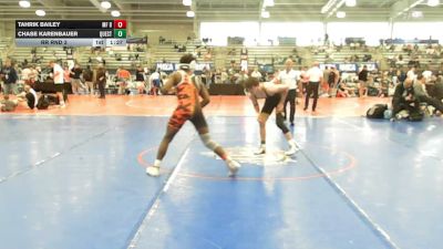 120 lbs Rr Rnd 3 - Tahrik Bailey, MF Dynasty Black - HSB vs Chase Karenbauer, Quest School Of Wrestling Black - HSB