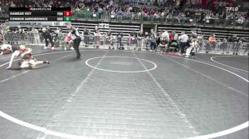 57 lbs Round Of 16 - Damear Roy, Penns Grove vs Connor Abromowicz, Hasbrouck Heights