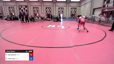 65 kg Consolation - Ramazan Karaaslan, New York vs Ryan Hartung, RedNose Wrestling School, LLC