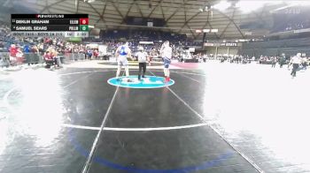 Boys 2A 215 lbs Champ. Round 2 - Deklin Graham, Ellensburg vs Samuel Sears, Pullman