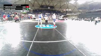 Boys 2A 215 lbs Champ. Round 2 - Deklin Graham, Ellensburg vs Samuel Sears, Pullman