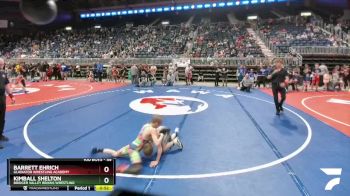 59 lbs Champ. Round 2 - Barrett Ehrich, Gladiator Wrestling Academy vs Kimball Shelton, Bridger Valley Bruins Wrestling