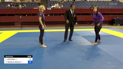 Lara Calimbas vs TASHA NICOLE GOULD 2023 Pan IBJJF Jiu-Jitsu No-Gi Championship
