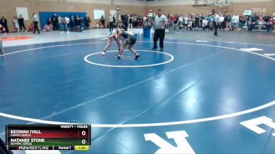 110lbs Cons. Round 4 - Natanee Stone, Olympic (Girls) vs Keowah Iyall, Ilwaco (Girls)