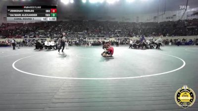 B6A-113 lbs Cons. Round 1 - Da`mari Alexander, Yukon vs Zebediah Tibbles, Union