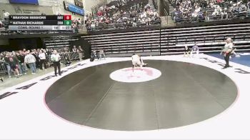6A 157 lbs Cons. Round 1 - Nathan Richards, Syracuse vs Braydon Sessions, Riverton