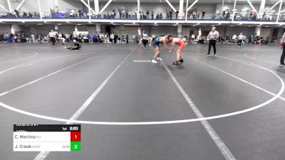 149 lbs Consi Of 8 #1 - Chris Martino, Princeton vs Jack Crook, Unattached-Unrostered