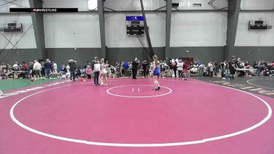 Junior Girls GR - 120 lbs Cons. Round 3 - Jaelynn Nace, MT vs Madison Fowler, WA