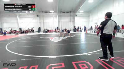 120 lbs Semifinal - Emmaskye Trausch, Choctaw Girls A vs Madison Shatswell, Altus Girls