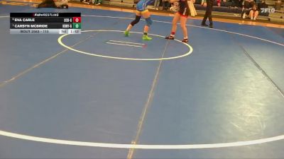115 lbs Round 4 - Carsyn McBride, Kearney vs Eva Carle, Scottsbluff
