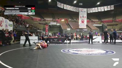 Champ. Round 2 - Brandon Feng, NorCal Gold Rush Wrestling Academy vs Joseph Gonthier, Reign Wrestling Club