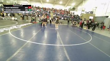 145 lbs Cons. Round 1 - Dyanna Hernandez, Spring Creek vs Miley McDonald, Mountain View